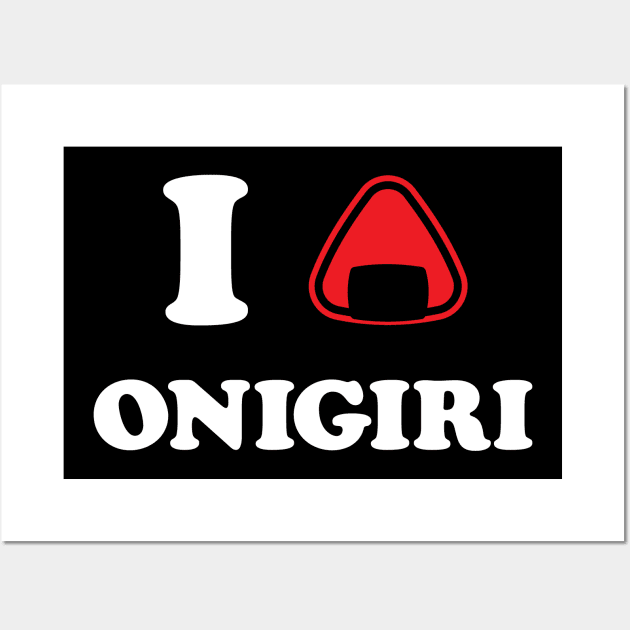 Onigiri Japanese food Wall Art by Huhnerdieb Apparel